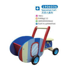 Wooden Push Along Cart for Children for Kids